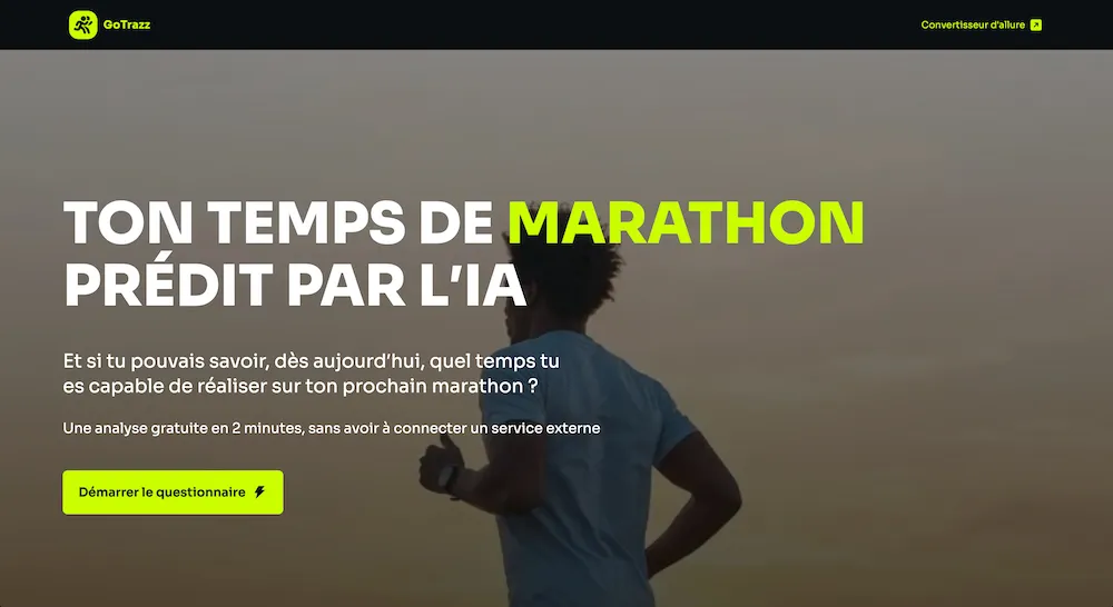 Temps de marathon prédit par l’IA