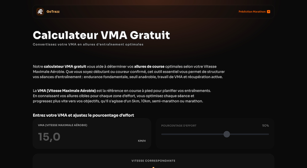 Calculateur VMA